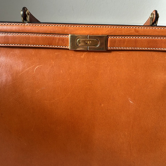 SOLD - RARE Tory Burch - Large Lee Radziwill Natural Vachetta - Runway Item - Picture 13 of 16